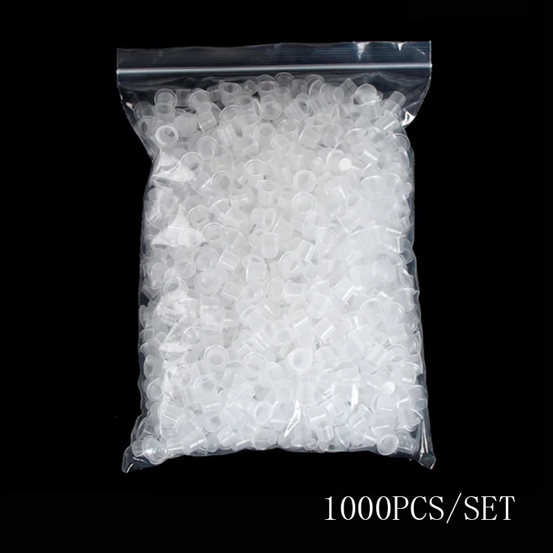 1000 шт./компл. пластиковые одноразовые для микрообработки чернил татуировки чашки