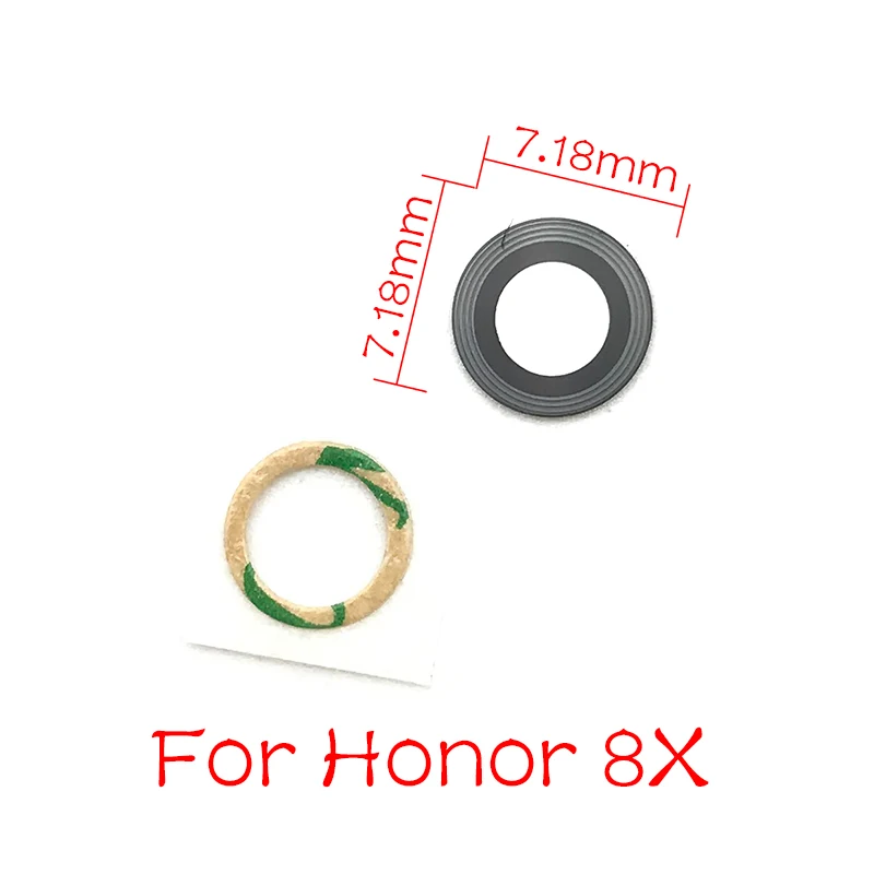 2 шт./лот, задняя камера Стекло Объектив для huawei Honor 5X6 6A 7A 7C 7X8X9 10 mate 10 Lite Pro Max V8 V9 Play Y9 P Smart