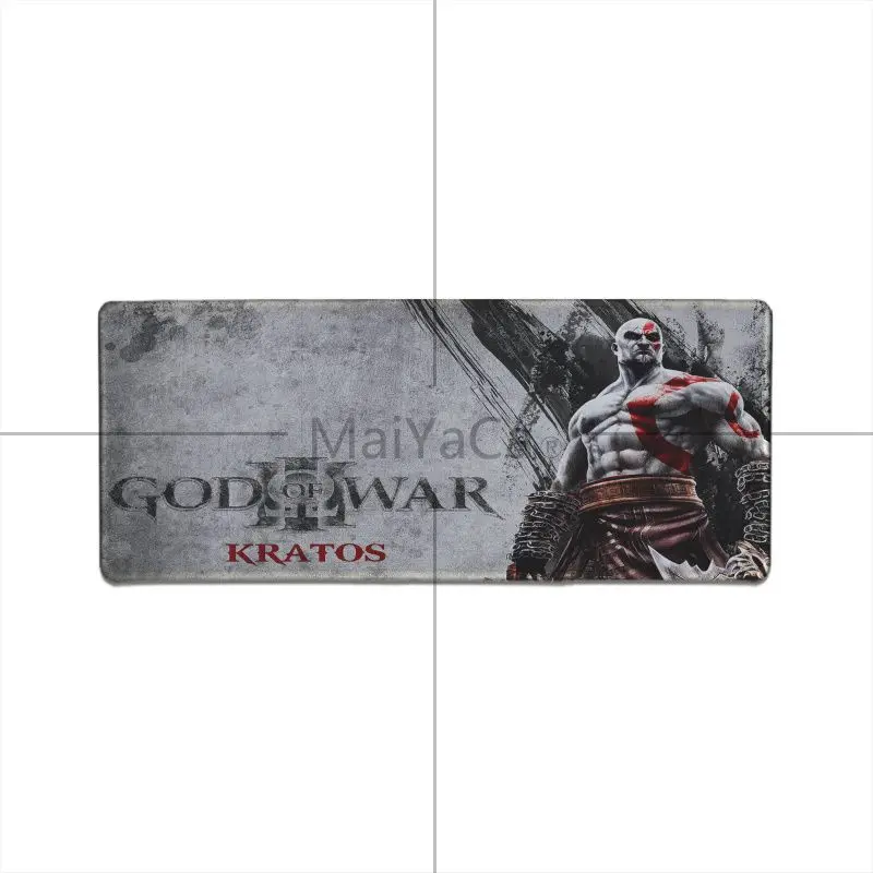 MaiYaCa Подарочный коврик для мальчика God of War Kratos прочный резиновый коврик для мыши Подгонянный Коврик Для Мыши Компьютерный Аниме Коврик для мыши и ноутбука