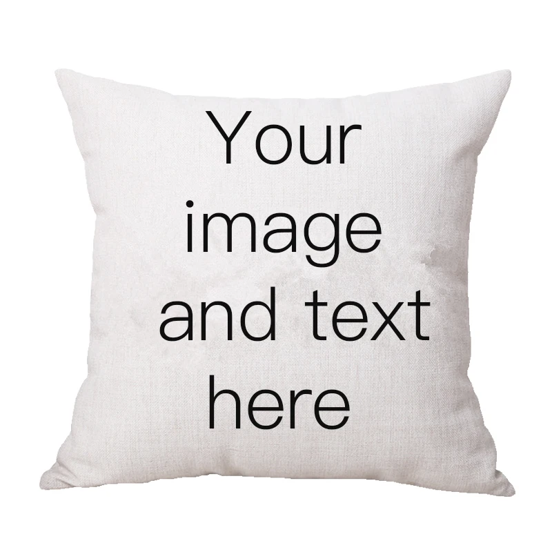 

DIY Personalized Cushion Cover 2019 New Design Picture here Print Pet Wedding Personal life Photos Customize Cushion Cover