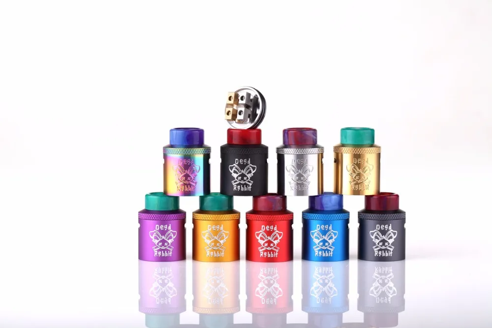 Оригинальный алюминиевый бак Hellvape Dead Rabbit BF RDA с одной/двойной катушкой Vape для vapor