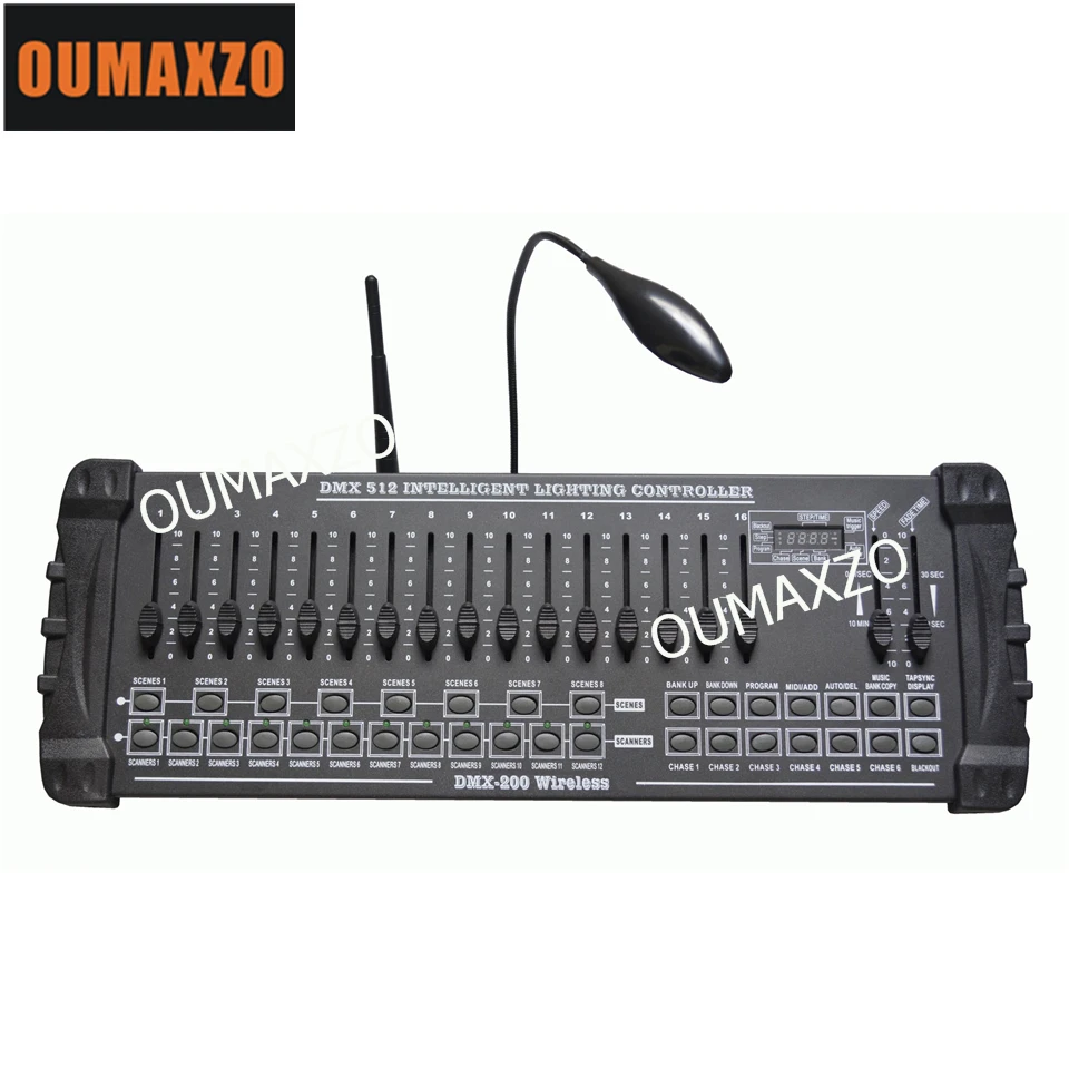 

MAX-1332 High quality DMX 200 wireless light controller dmx,dimming led light control console 200 lighting controller dmx light