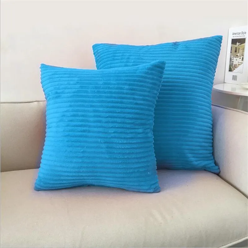 

Striped Corduroy Fabric Sofa Cushion Cover,40x40cm/45x45cm/50x50cm/55x55cm/60x60cm Size Home Decorative Pillow Cover