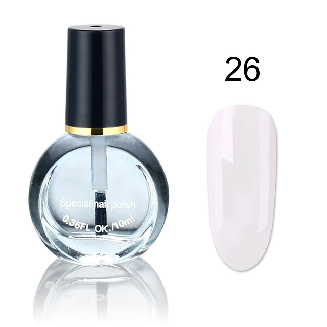 B026 Clear Beau гель 26 цветов для стемпинга ногтей переводной Лак акриловый гель лак французский наконечник Сделай Сам Рисунок печать дизайн изображения Маникюр масло - Цвет: B026 Clear