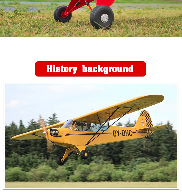 FMS 1400 мм 1,4 м J3 Cub Piper V3 красный тренажер для начинающих 3S(поплавки опционально) PNP RC самолет масштабная модель самолета авион J-3