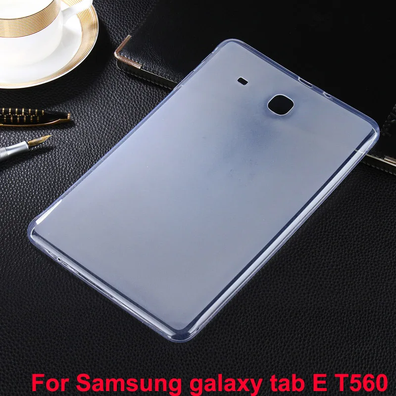 Мягкая задняя крышка из ТПУ для Samsung Galaxy Tab E 9 6 дюйма T560 T561 искусственный
