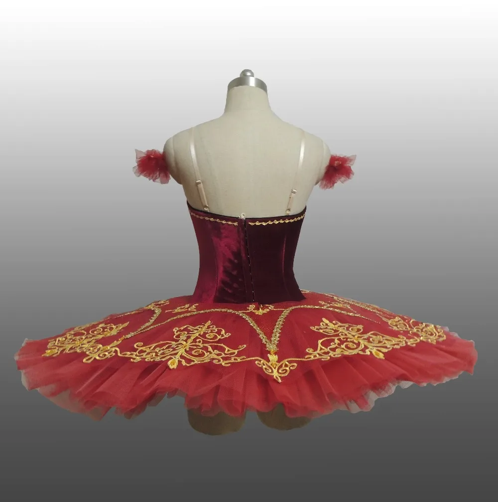 New !!!BLY1101-H !!! Girl's wine classical professional pancake ballerina tutu | Тематическая одежда и униформа