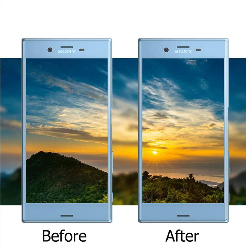 UVR 2 шт для Sony XZ2 Compact Премиум Мягкая задняя камера Объектив Закаленное стекло