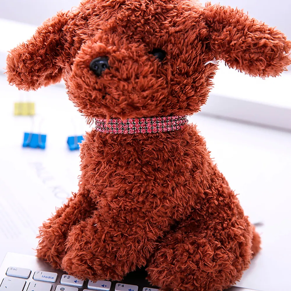 Dropshipping Cute Mini Pet Dog Bling Rhinestone Chocker Collars Fancy Necklace | Дом и сад