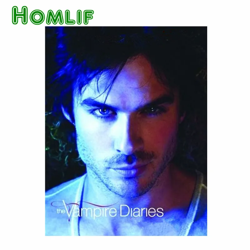 5d Diy Diamond Painting Custom The Vampire Diaries Full Square Blond Amsterdam Embroidery Icon Horror | Дом и сад