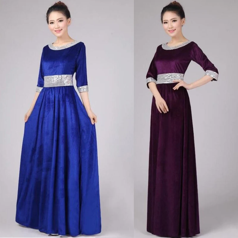 Костюм для хора с длинными рукавами одежда | Тематическая и униформа