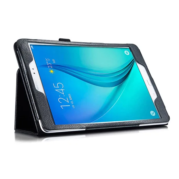Ультратонкий чехол-подставка из искусственной кожи в стиле личи для Samsung Galaxy Tab S3 9
