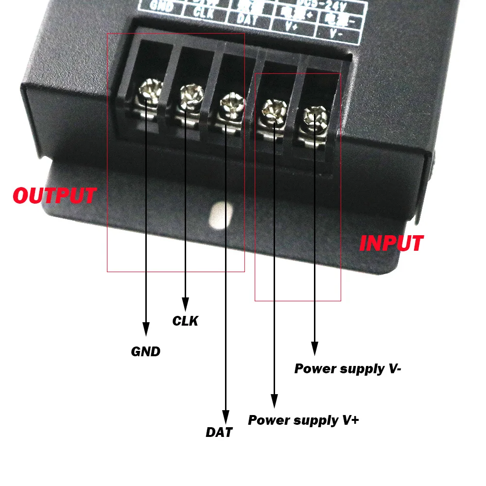 Светодиодный пиксельный Контроллер освещения контроллер IC RF для WS2812 WS2801 SK6812 WS2813B