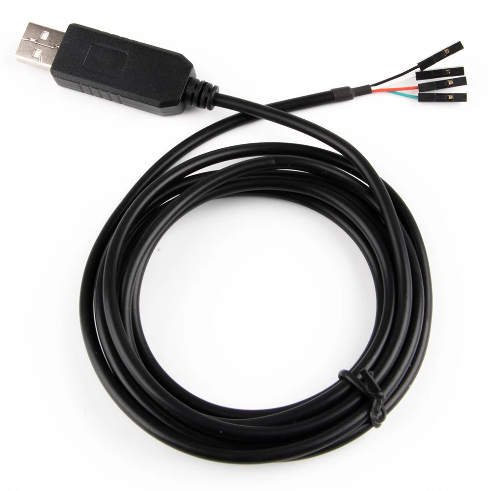 FT232RL USB TTL 3 В уровень 0 1 &quotшаг (2 54 мм) 4 канальный завершенный кабель UART 232R