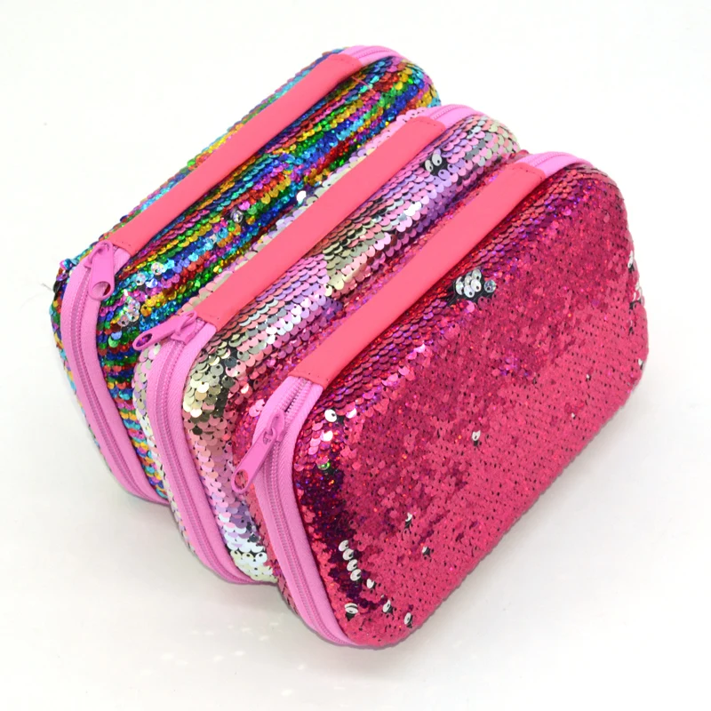 Пенал школьный блесток bolsa kawaii kalem kutusu pennenzak papelaria criativa estuches escolar plumier scolaire fille astucci