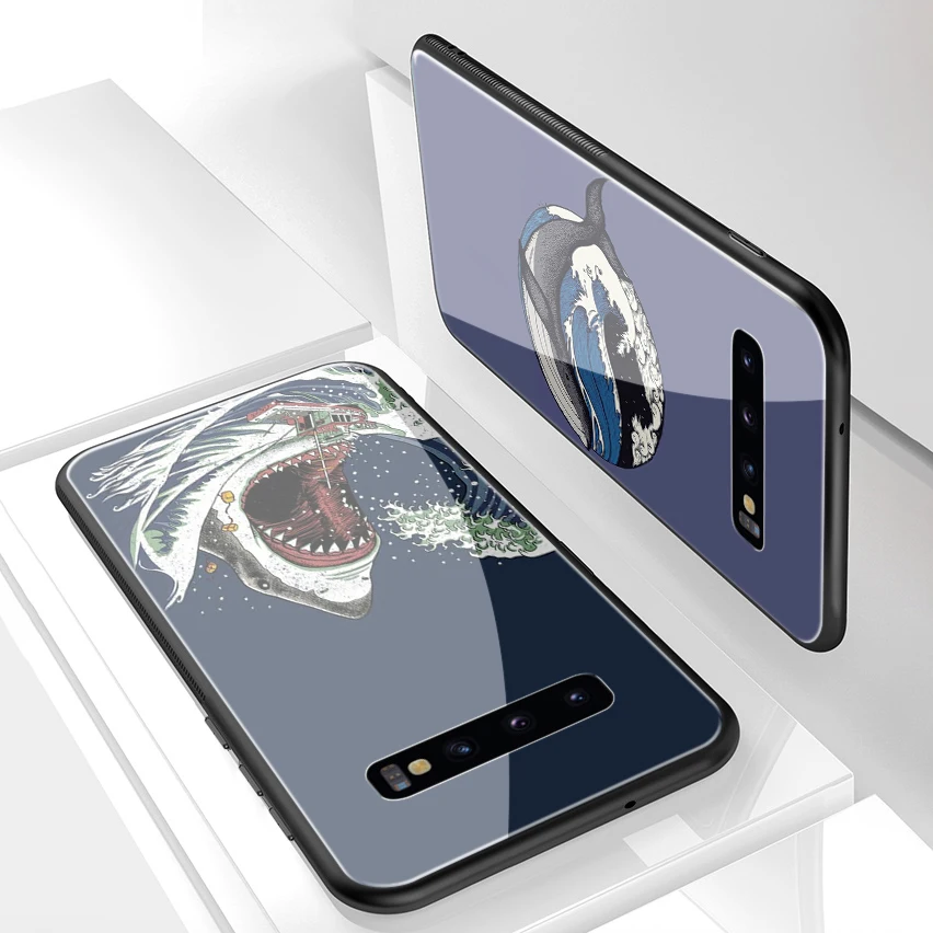 Стеклянный чехол Lavaza из ТПУ для Samsung Note 8 9 S7 S8 S9 S10 A10 A20 A30 A40 A50 A60 A70 Edge Plus | Мобильные