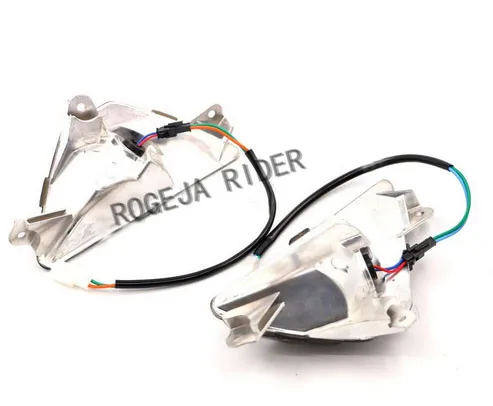for Kawasaki Ninja ZX 300 ABS 2013 2014 EX300 13 14 Smoke Front Turn Signal Blinker Marker Left/Right LED Indicators Turnlights |