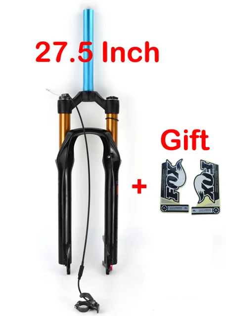 27.5 remote control RYCERZ 26/27. 5 вилка для горного велосипеда из магниевого сплава двойная пневматическая камера подвесная вилка аксессуары для велосипедов и горных велосипедов - Цвет: 27.5 remote control