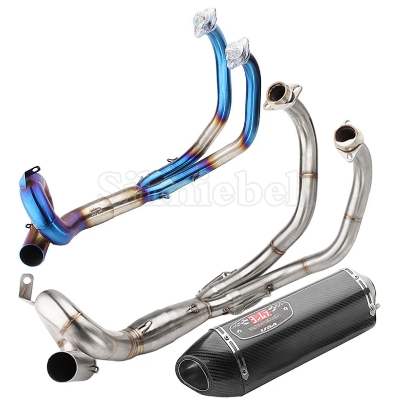 Выхлопной глушитель для мотоцикла MT07 FZ07 Yoshimura передняя средняя звеньевая труба