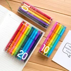 20 шт.лот, гелевые ручки KACO PURE Series из АБС-пластика, модные ручки конфетных цветов для подписей, Канцтовары для студентов, офисные и школьные принадлежности