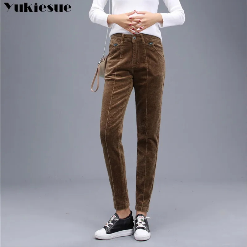 Шаровары женские брюки с высокой талией эластичные свободные повседневные