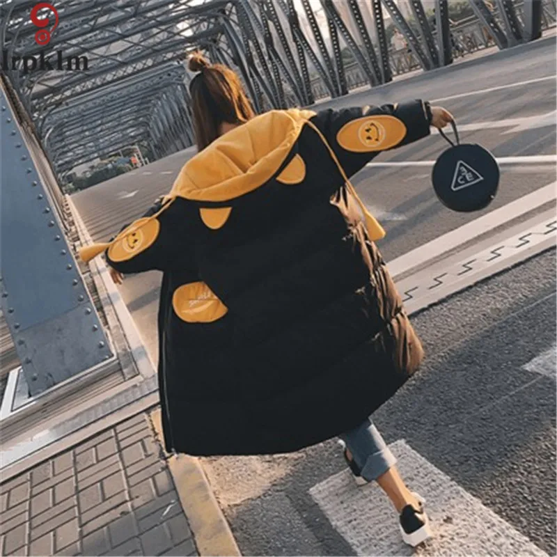 2017 Женское зимнее пальто тонкие длинные женские парки теплые куртки Толстая