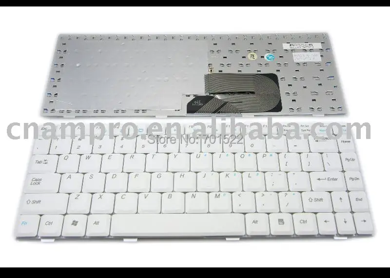 Новая клавиатура для ноутбука/Клавиатура ноутбука Averatec 4100 4200 Hasee Q230 белая версия