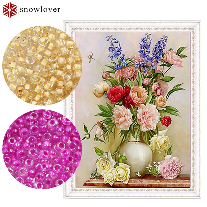 Снеговик бисер Рукоделие сделай сам вышивка бисером стежком - Цена: 5 522,61 руб.