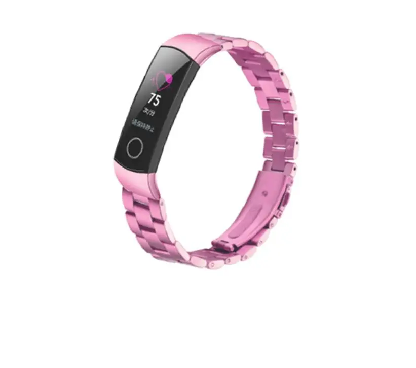 DHL, 20 шт., Миланский металлический ремешок для huawei Honor Band 5, 4, ремешок для часов, браслет из нержавеющей стали для huawei band 4, браслет