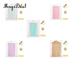 Домик кукольный MagiDeal 1:12, миниатюрная деревянная вигвам с открытой дверью, с фурнитурой для кукольного домика, спальни, ванной, 5 цветов