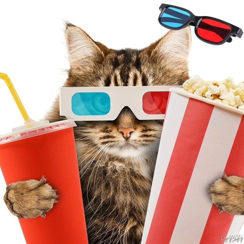 Модные Универсальные 3D очки/красные синие 3D очки анаглиф 3D пластиковые очки солнцезащитные очки автомобильные аксессуары