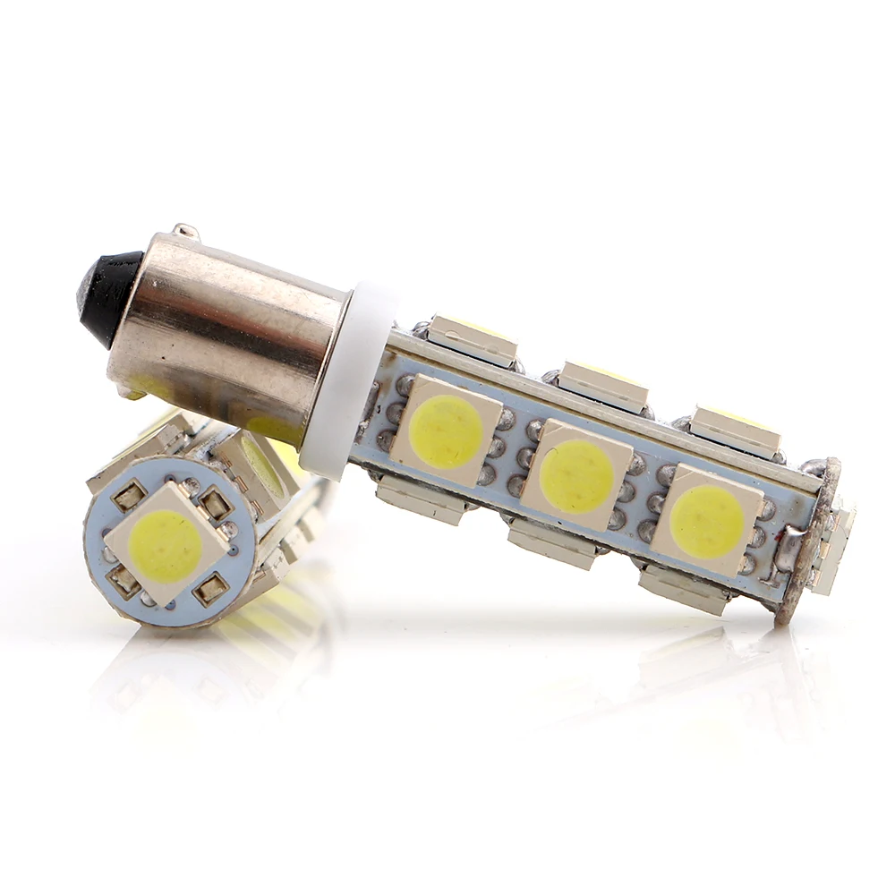 YM E Bright 24 в 4 шт. BA9S T11 T4W 5050 13 SMD светодиодный ные светильник пы для габаритных огней
