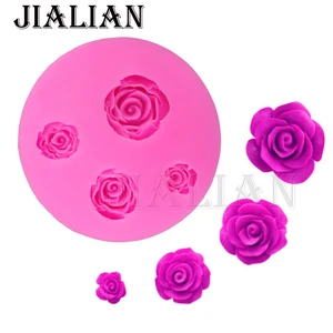 Красивые розы, шоколад, свадебный торт, инструменты для украшения своими руками, цветы, помадка, силиконовая форма для тортов T0242