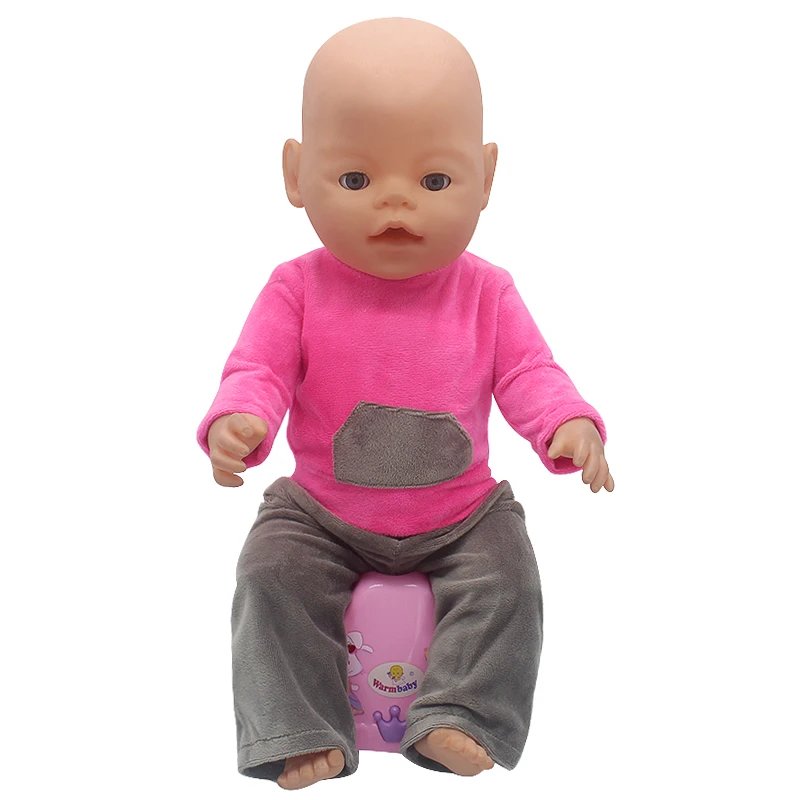 5 шт./лот Одежда для кукол комбинезоны пижамные комплекты одежда подходит 43 см