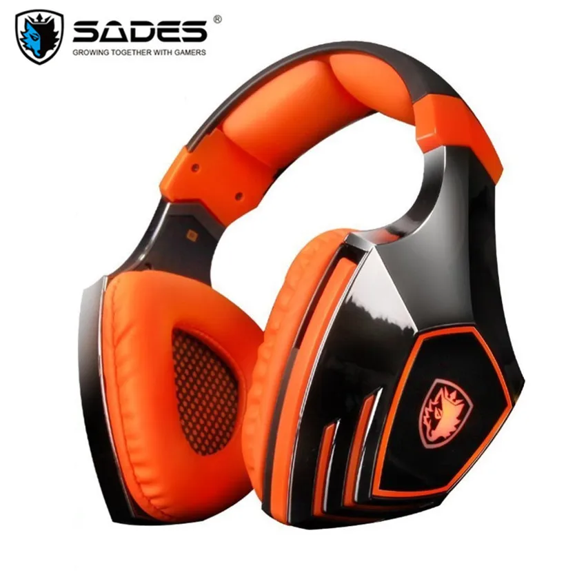 Игровая гарнитура SADES A60 USB Virtual 7 1 проводные наушники с глубокими басами и