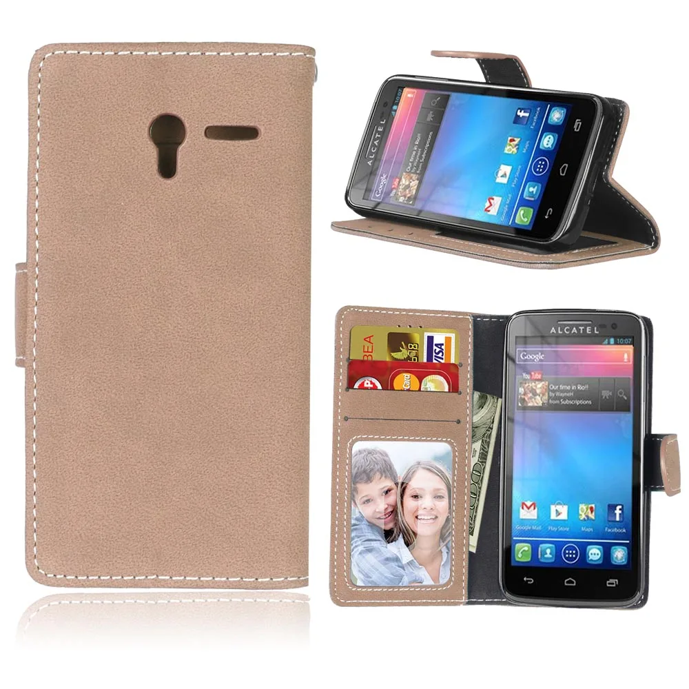 Чехол в стиле ретро для Alcatel One Touch Pixi 3 4 5 дюймов 5017 5017D 5017X 5019D чехол s из
