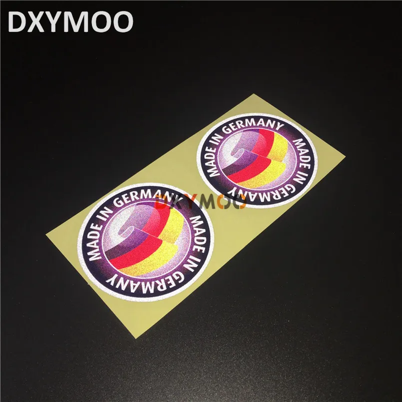 2 шт. качество сделано в Германии масляный бак автомобиля наклейки на окна