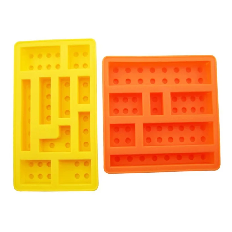 Квадратный LEGO Игрушка Кирпич Форма силиконовые fandont Шоколад Плесень Ice Cube Торт