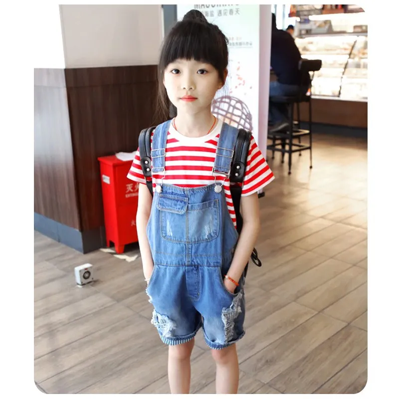 Детская футболка в полоску с коротким рукавом Новинка лета 2018 Корейская