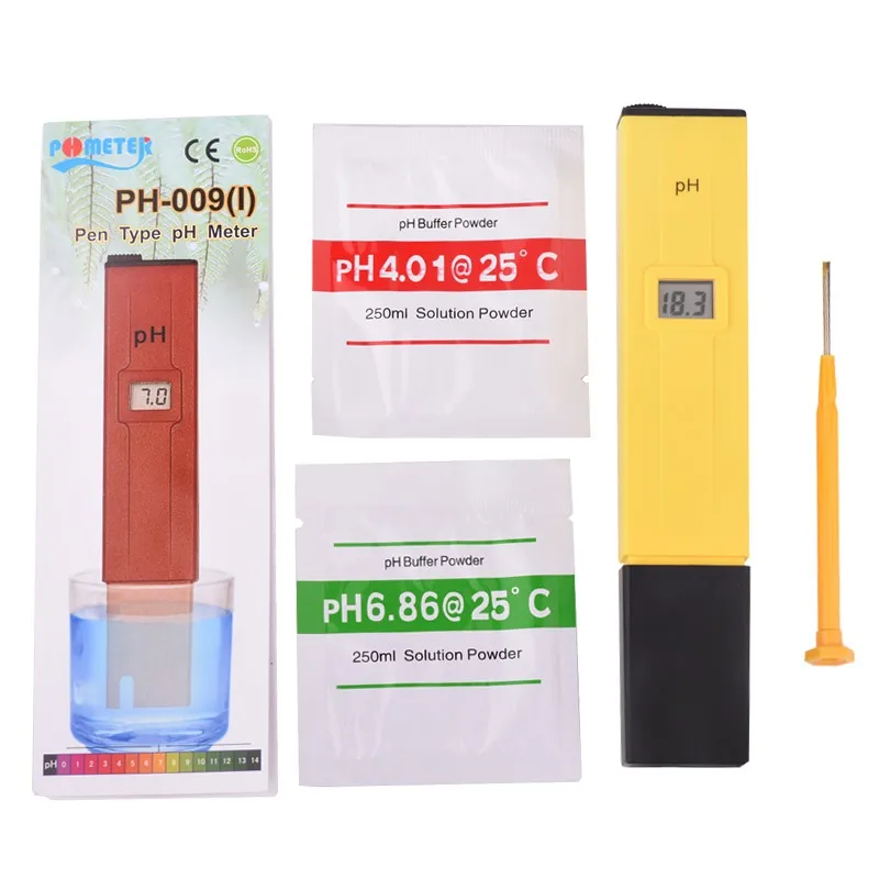 Цифровой PH метр карманного типа в виде ручки тестер для определения воды