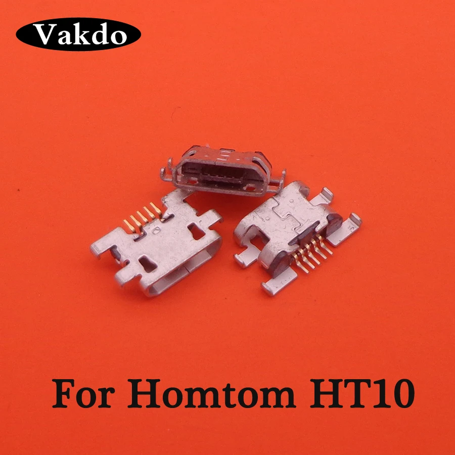 2 шт./лот запасные части для HOMTOM HT10/HT20/HT37/HT50 Восьмиядерный порт зарядки данных Разъем гнездо Micro USB разъем питания