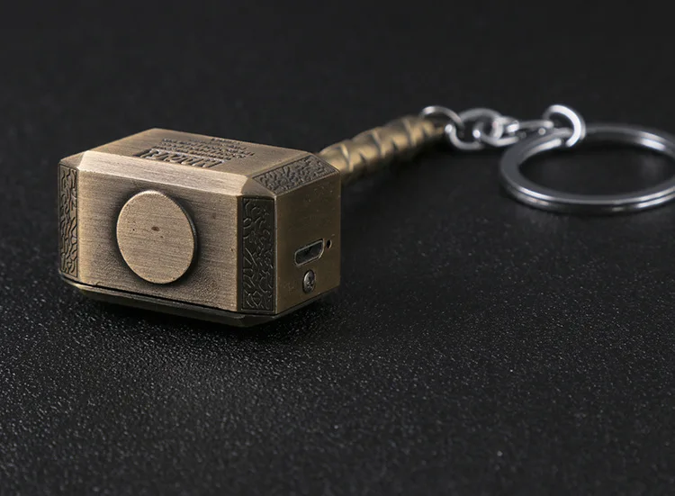 Бог Громовержец молоток USB электрическая подзарядка Зажигалка Arc Зажигалка беспламенная зажигалка аксессуары для курения Ключ Пряжка мужские подарки