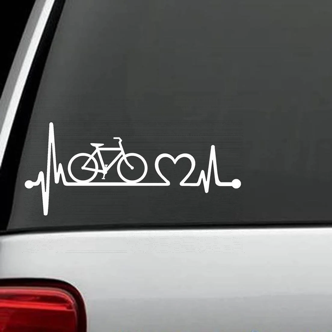 Наклейка для велосипеда с сердцебиением Lifeline|Наклейки на автомобиль| |