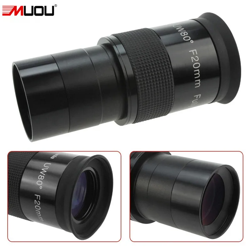 MUOU 2 &quotF20mm окуляр ультра широкий формат 80 градусов пособия по астрономии