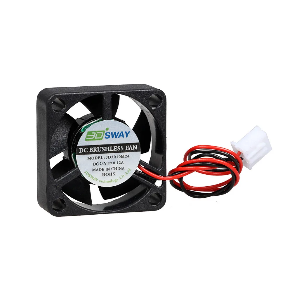 3DSWAY 3D принтеры Запчасти AC/DC 12V/24V двойной шариковый подшипник вентилятора
