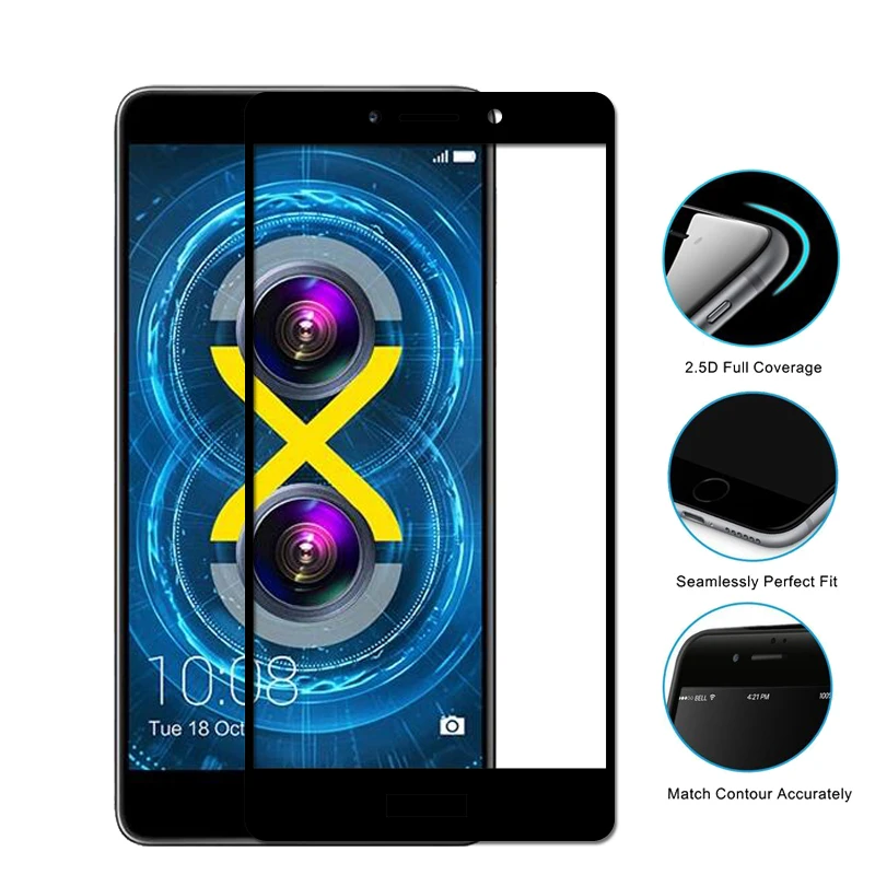 Lovekiss 9H полное покрытие закаленное стекло для Huawei Honor 6X GR5 2017 Mate 9 L чехол Защитная