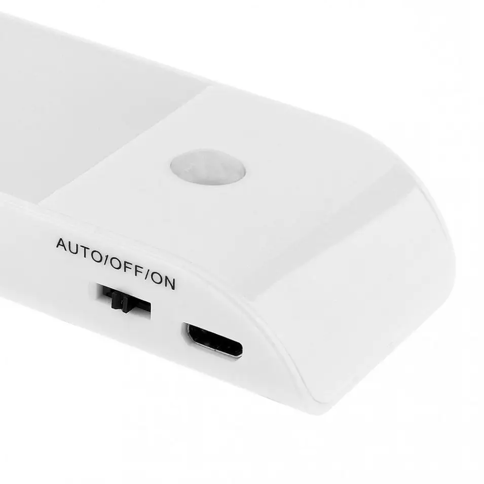 Яркий Перезаряжаемый PIR датчик движения светодиодный настенный светильник для