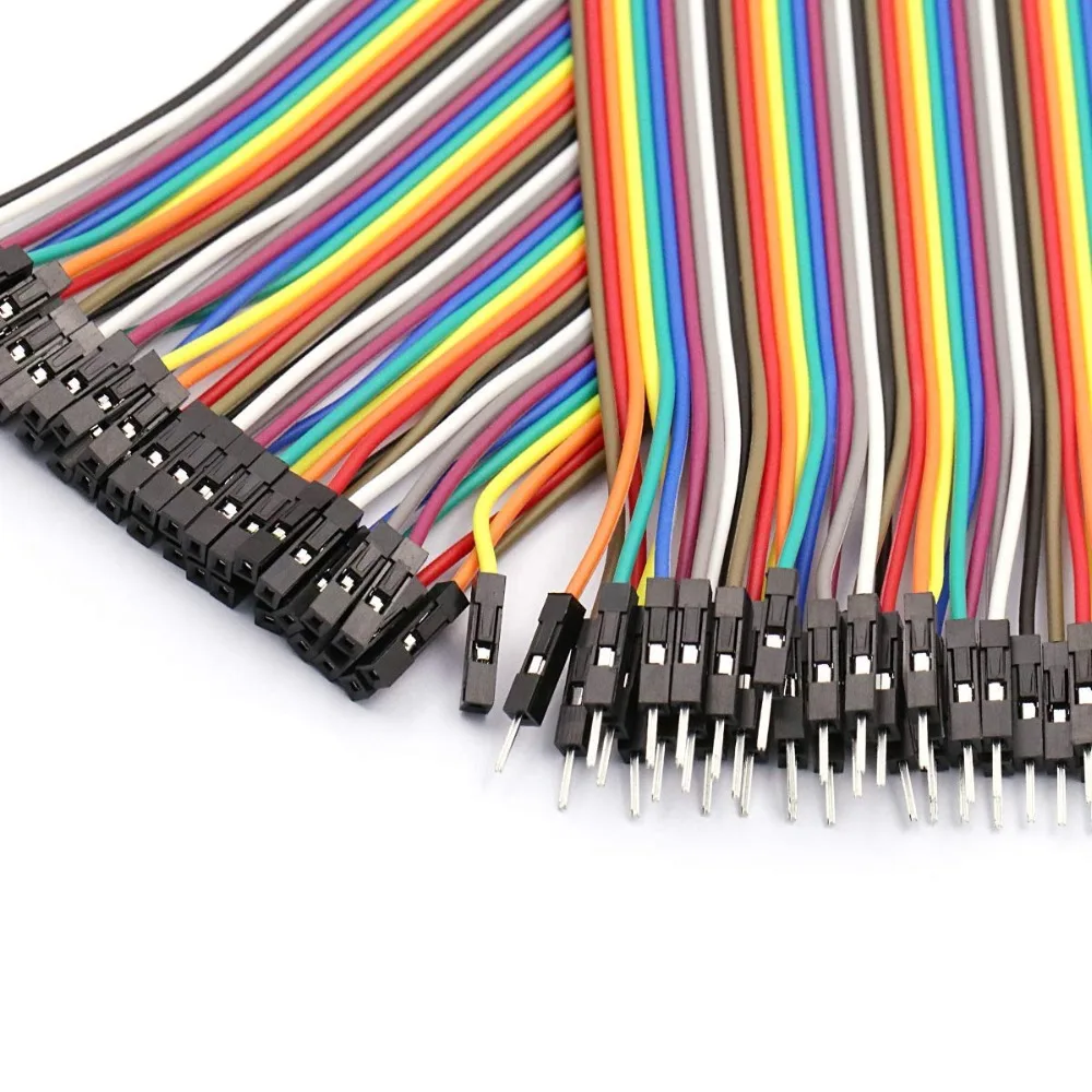 Кабель Dupont 15 см штекер гнездо и перемычка кабель 40 шт. для arduino Набор