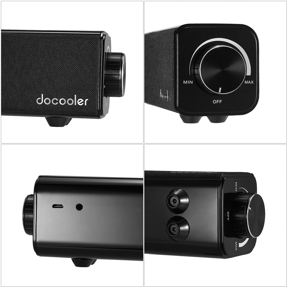 Bluetooth колонка Docooler с супер басами 20 Вт два динамика портативные беспроводные