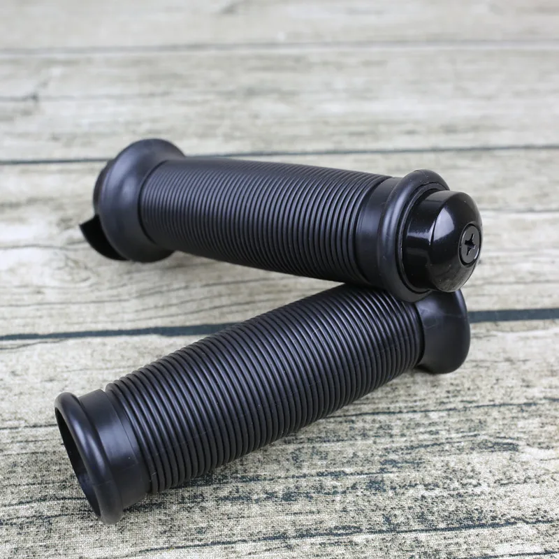 Винтажные мотоциклетные ручки Cafe Racer Круглые коричневые черные для руля